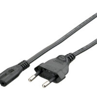 Cable de alimentación de alta calidad, C7 a Euro de 2 pines, 1.8m