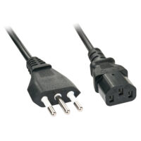 Cable de alimentación IT a C13, negro, 3m