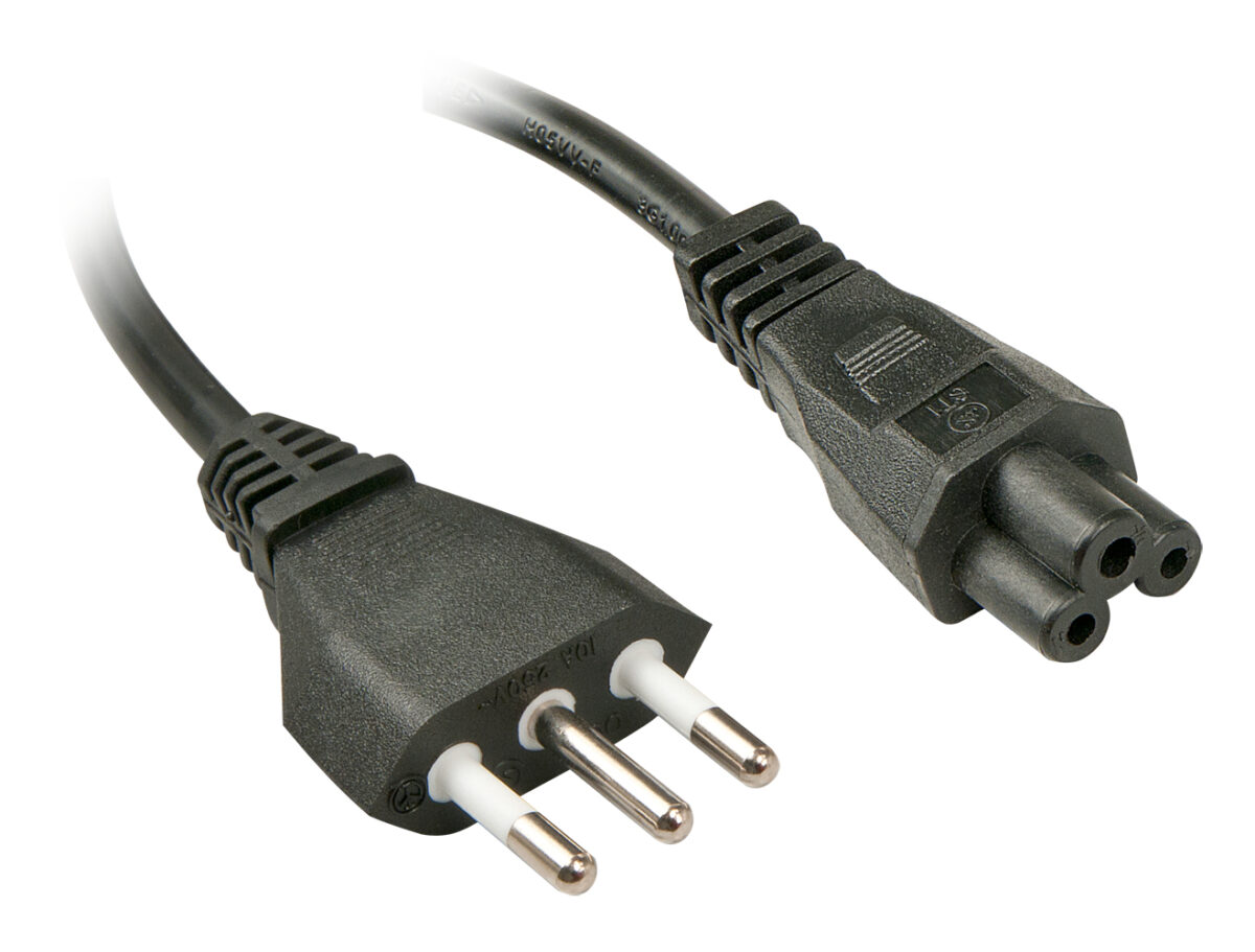 Cable de alimentación italiano de 2m IEC C5 Cable de alimentación italiano de 2m IEC C5