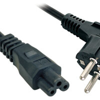 Cable de Alimentación Schuko a C5 (Hoja de Trébol), 2m