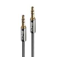 Cable de audio de 5 m y 3,5 mm, línea cromo