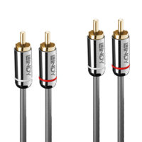 Cable de audio RCA de 1 m, línea Cromo