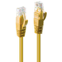 Cable de red Cat.6 U/UTP de 0,5 m, amarillo