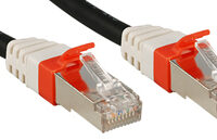 Cable de red Cat.6A S/FTP LSZH gris, 0,5m (testeado)