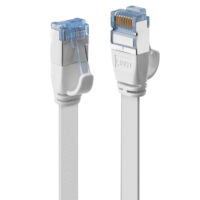 Cable de Red Plano Cat.6A U/FTP de 2m, Blanco