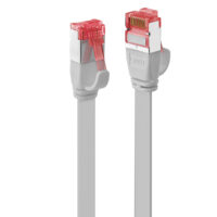 Cable de red plano U/FTP Cat.6 de 5 m, gris