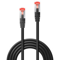 Cable de red S/FTP Cat.6 de 30 m, negro