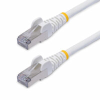 Cable Ethernet CAT8 Blanco de 50cm - Snagless - S/FTP - LSZH