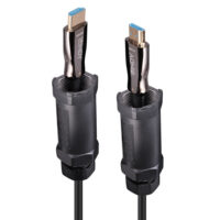 Cable HDMI 8K60 rugerizado híbrido fibra óptica, 20m
