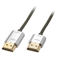Cable HDMI CROMO delgado de alta velocidad con Ethernet, 3 m