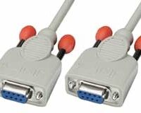 Cable módem nulo 9 pines acoplamiento/acoplamiento 3m