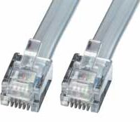 Cable RJ12 de 2 m 6P6C