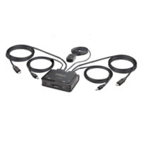 Cable Switch KVM USB-C de 2 Puertos C2D46UC2CBLKVM