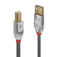 Cable USB 2.0 tipo A a B de 0,5 m, línea Cromo