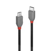 Cable USB 2.0 tipo C a Micro-B, Anthra Line, 2m