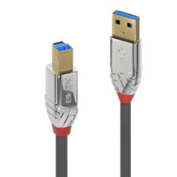 Cable USB 3.0 Tipo A a B de 5 m, 5 Gbps, Cromo Line
