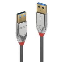 Cable USB 3.2 tipo A a A de 3 m, 5 Gbps, línea Cromo