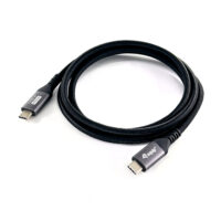 Cable USB 4 Gen 3 C a C, M/M, 2,0m, PD3.1 240W, 8K/60Hz, 40Gbps, Negro