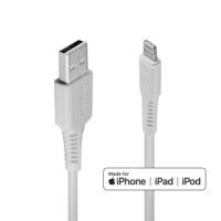Cable USB-A a Lightning, blanco, 1m
