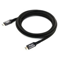 Cable USB4 Gen 2x2 C a C, M/M, 2,0 m, PD 100 W, 4K/60 Hz, 20 Gbps, negro