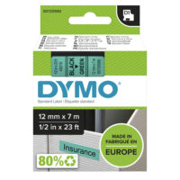 Cinta DYMO D1 12mmx7m - negro/verde