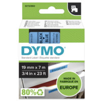 Cinta DYMO D1 19mmx7m - negro/azul