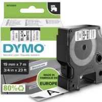 Cinta DYMO D1 19mmx7m - Negro/blanco