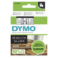Cinta DYMO D1 24mmx7m - Negro/blanco