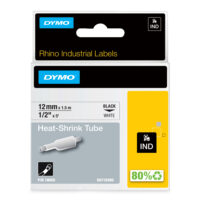 Cinta DYMO ID1-12 tubo termorrectráctil - Blanco