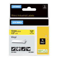 Cinta DYMO ID1-12 vinilo - Amarillo