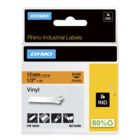 Cinta DYMO ID1-12 vinilo - Naranja