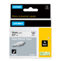 Cinta DYMO ID1-19 tubo termorrectráctil - Blanco