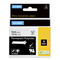 Cinta DYMO ID1-6  polyester - Blanco