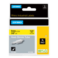 Cinta DYMO ID1-9 tubo termorrectráctil - Amarillo