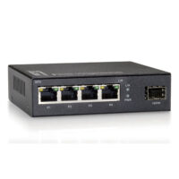 Conmutador Gigabit de 5 puertos, 1x SFP