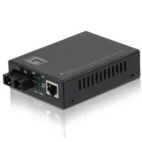 Conversor de medios Gigabit RJ45 a SC, fibra multimodo, 850 nm, 550m