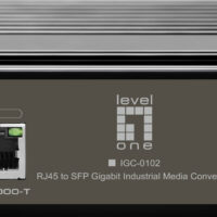 Conversor de RJ45 a SFP Gigabit Industrial Media Converter, -40°C a 75°C