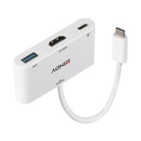 Convertidor USB 3.2 tipo C a HDMI con puerto USB tipo A y Power Delivery