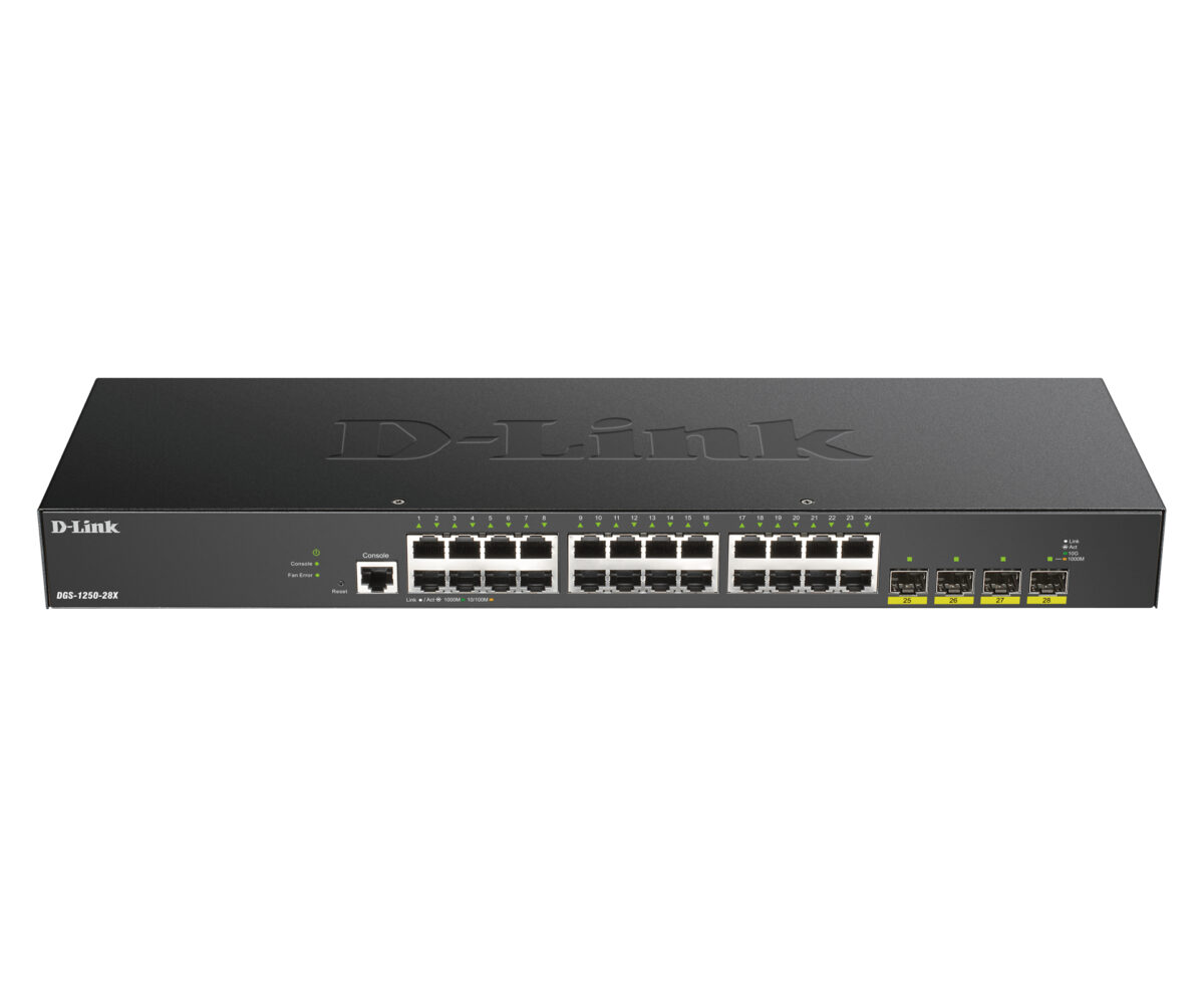 DGS-1250-28X 24-PORT GIGA SMART 4X10G SFP+ DGS-1250-28X 24-PORT GIGA SMART 4X10G SFP+