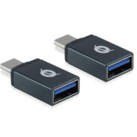 DONN03G - Paquete de 2 adaptadores OTG de USB-C a USB-A, 10 Gbps
