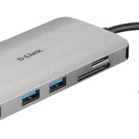DUB-M810 Hub USB-C 8 en 1 con HDMI/Ethernet/lector de tarjeta/entrega de alimentación