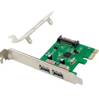 EMRICK06G - Tarjeta PCIe USB 3.0 de 2 puertos