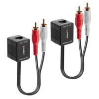 Extensor de audio analógico phono Cat.6 de 500 m