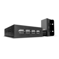 Extensor USB 2.0 Cat.6 de 4 puertos de 50 m