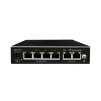 Fast Ethernet de 6 puertos, PoE de 4 puertos, 802.3af/at, 250M, PoE Auto checking
