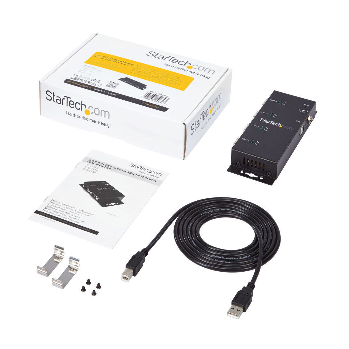 Hub de 4 puertos Serie a USB Hub de 4 puertos Serie a USB