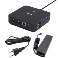 i-tec USB-C DP Dual HDMI Docking Station with Power Delivery 100 W + i-tec Universal Charger 100W