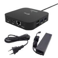 i-tec USB-C Dual HDMI Docking Station with Power Delivery 100 W + i-tec Universal Charger 100W