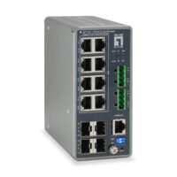 IGP-1271   Switch Industrial Gigabit L3 Lite Gestionado de 12 Puertos, PoE+, 240W, DIN-Rail