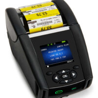 Impresora térmica portátil Zebra ZQ610 Plus; resolución 203 dpi, Bluetooth, USB y RS-232; platina con revestimiento, batería de larga duración; Clip d